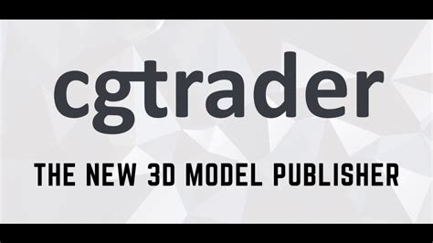 How To Upload A Model To CGTrader .